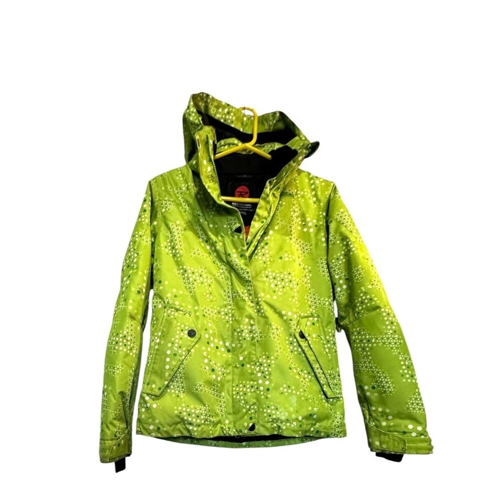 Rossignol Green Ski Jacket Womens Size Small Full Zip Hooded Performance 5000